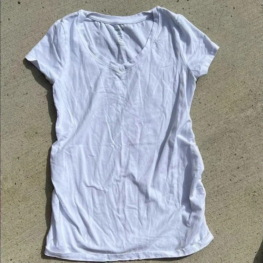 (8)Paisley sky maternity tshirt